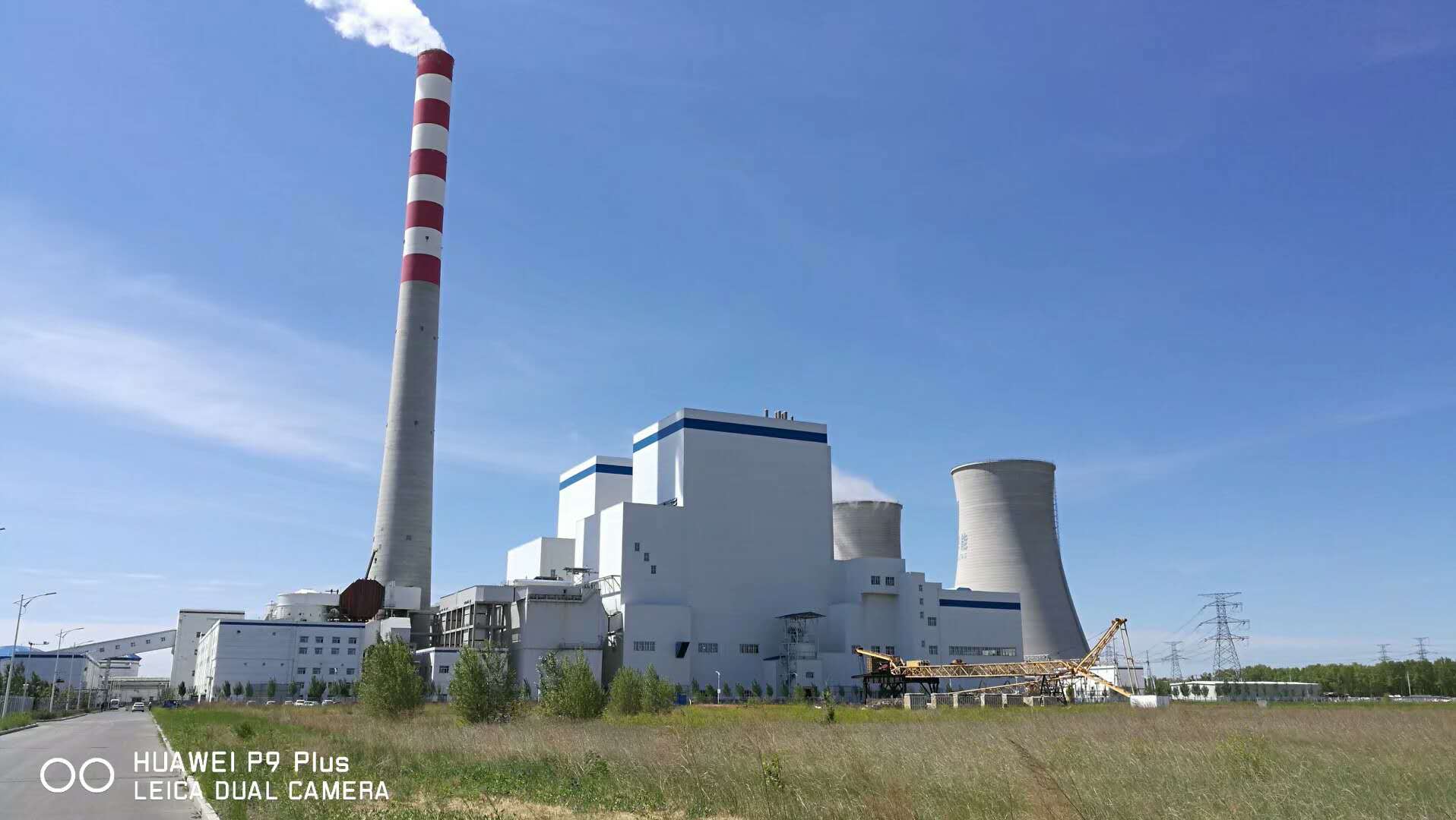 阿米納彩板應用于電廠1