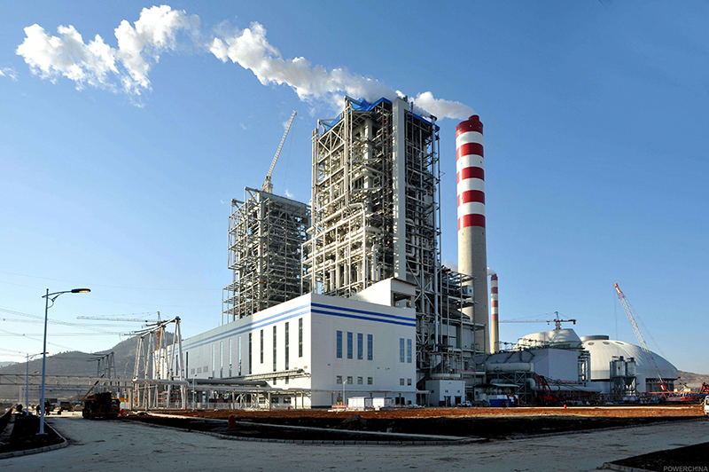 阿米納HDP高耐候彩涂板應用于山東萊蕪電廠擴建項目